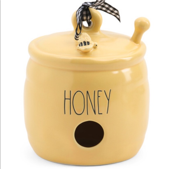RAE DUNN HONEY Honey Pot Birdhouse NIB - Picture 8 of 9